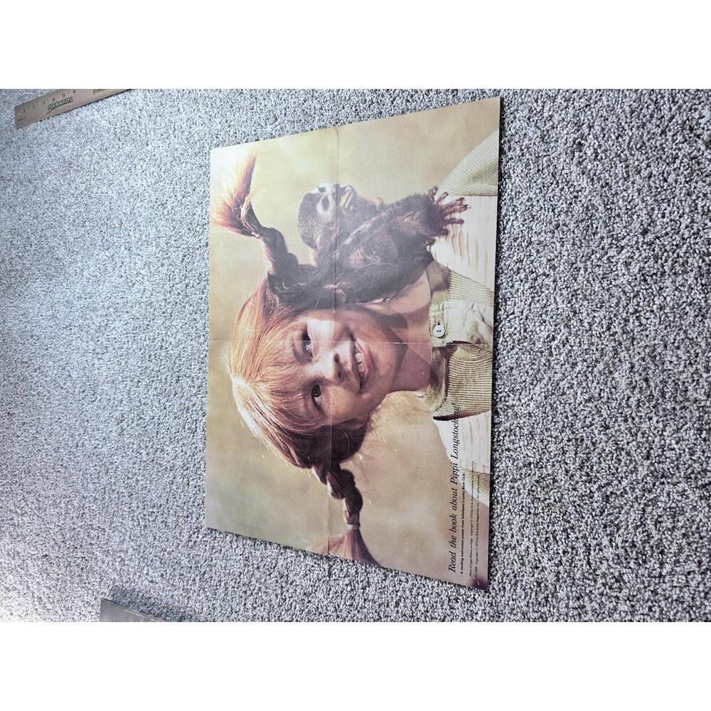 Vintage Pippi Longstocking Motivational Poster